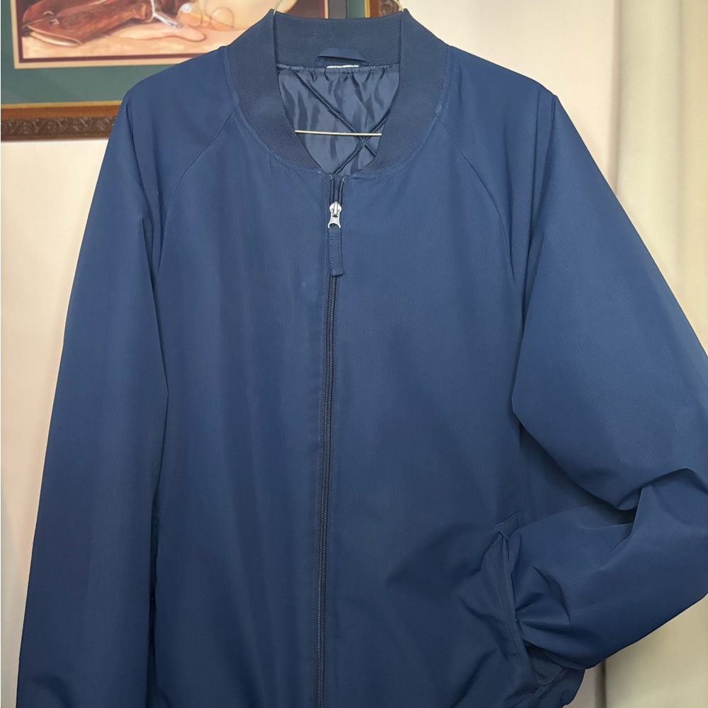 Men's Blue Bomber Jacket